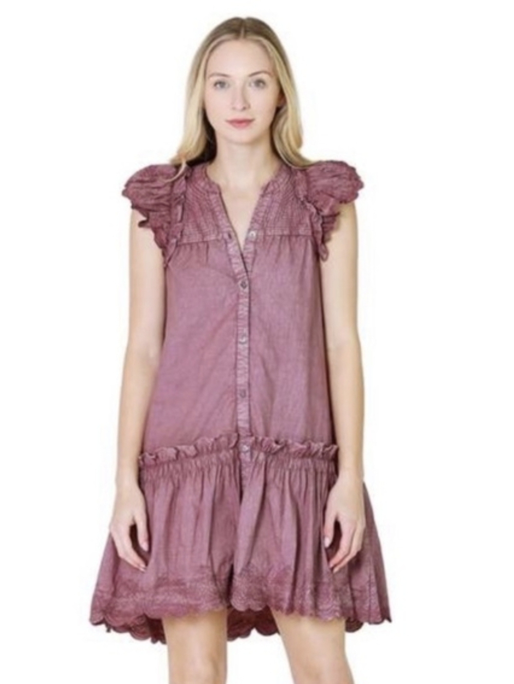 Sea New York Heidi Heart Quilt Petal Dress Size XS.